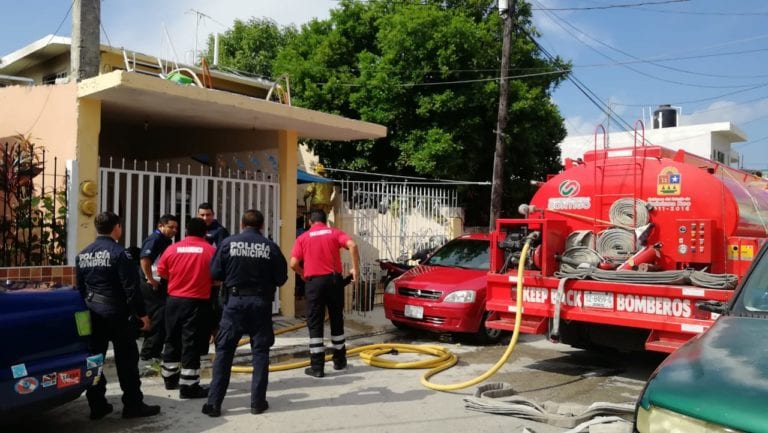 Paramédicos dejan conectada la parrilla e incendian todo el lugar