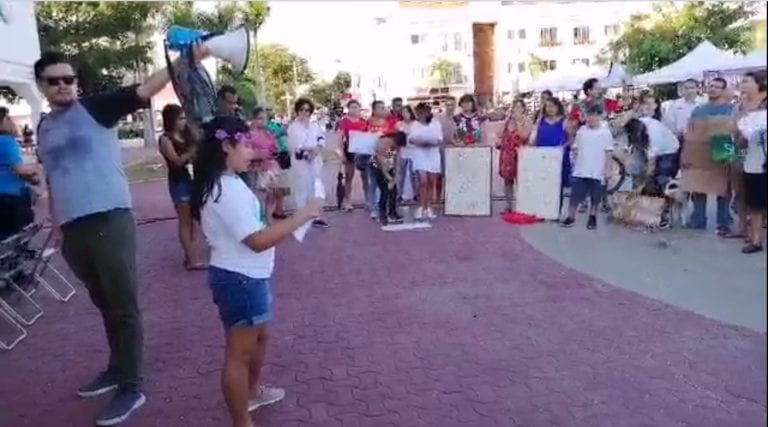 “Nuestra casa está en llamas”, denuncia niña playense por daño al planeta
