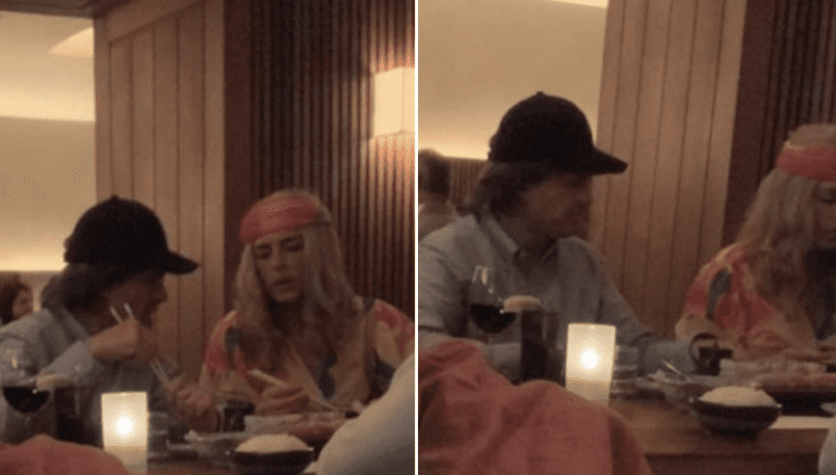 Peña Nieto y su novia cenan “disfrazados” en un lujoso restaurante de NY