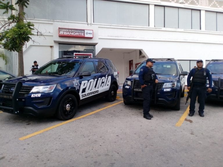 Se cuadruplicó la presencia policiaca en Solidaridad