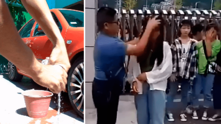 A “trapazos” les quita el maquillaje a sus alumnas