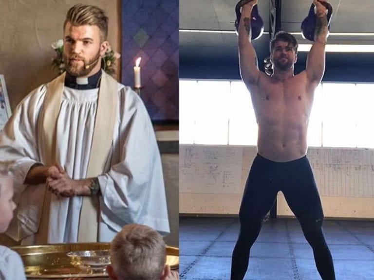 Sacerdote fitnes provoca revuelo en redes