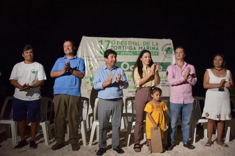 Inaugura Víctor Mas Tah el XVII Festival de la Tortuga Marina
