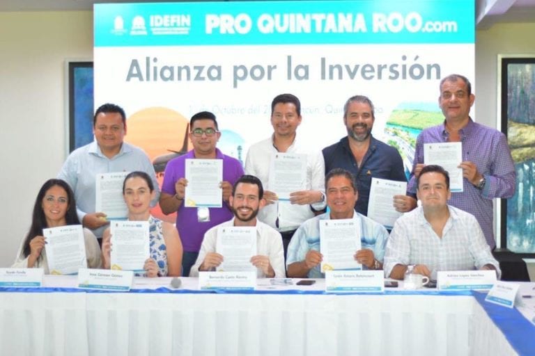Respalda Canaco Cozumel “Alianza por la Inversión ” de Idefin