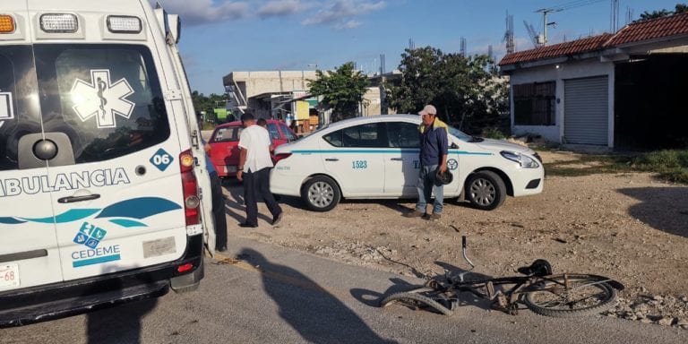 Atropella chofer de “Z Gas” a un ciclista y se da a la fuga