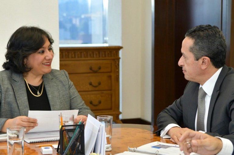 Carlos Joaquín suma esfuerzos para tener más eficiencia en el manejo honesto de los recursos