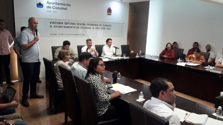 Avala Cabildo de Cozumel ampliar derecho de saneamiento