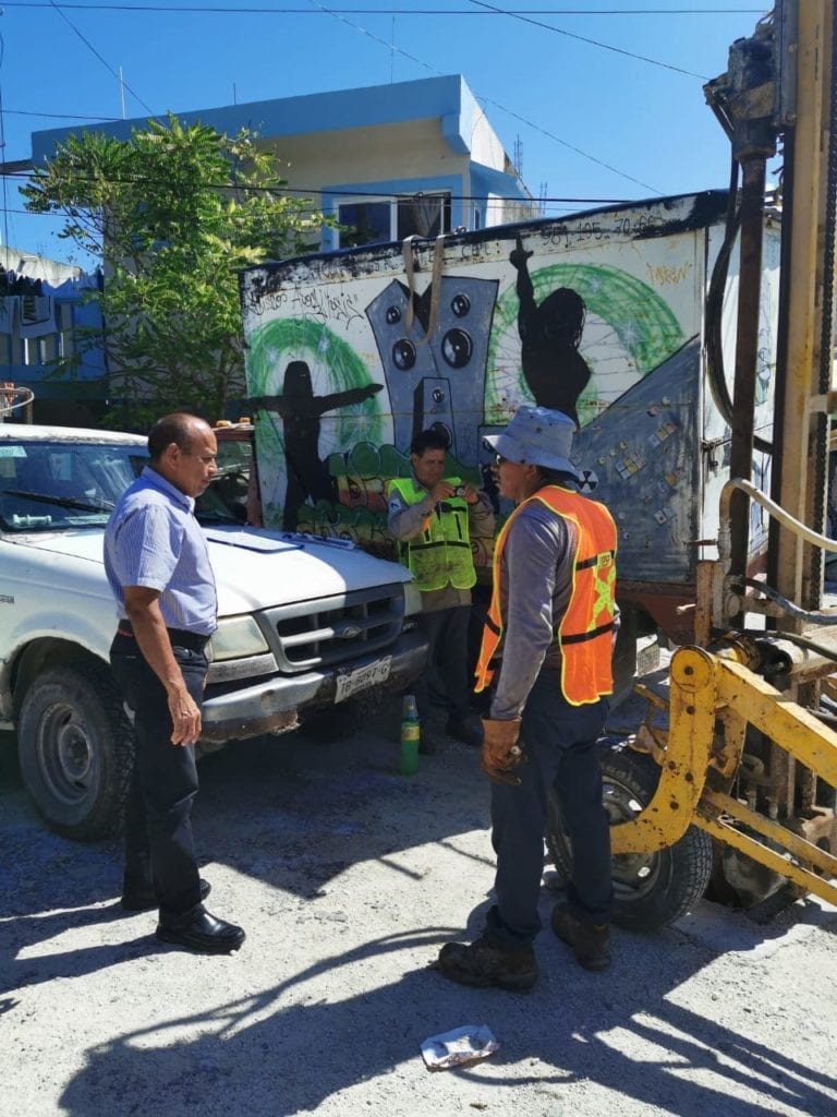 Avance en desazolve y construcción de pozos de absorción de aguas pluviales