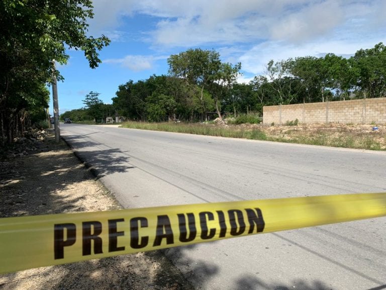 Hallan cuerpo amordazado y ejecutado en Playa del Carmen