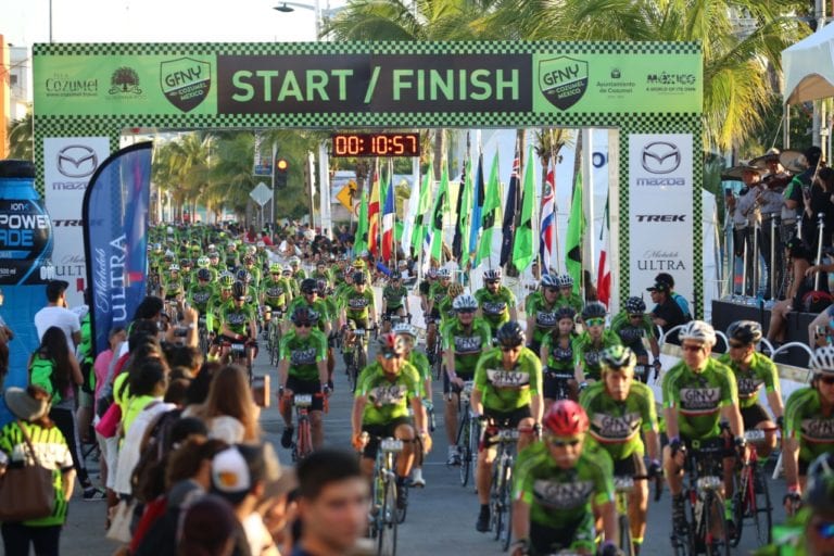 Cierres en vialidades importantes en Cozumel por carrera ciclista
