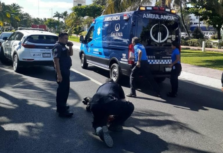 Atropellan a peatón en carambola en la Zona Hotelera
