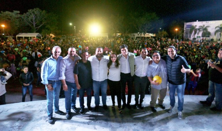 Disfrutan “Festival Navideño para Todos” en Bonfil