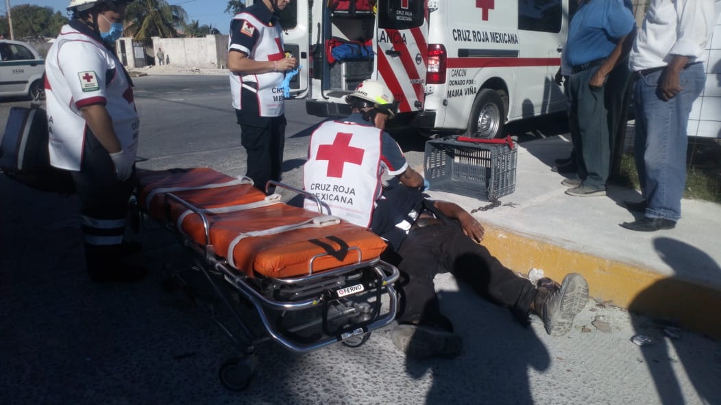 Atropellan a motociclista en Cancún