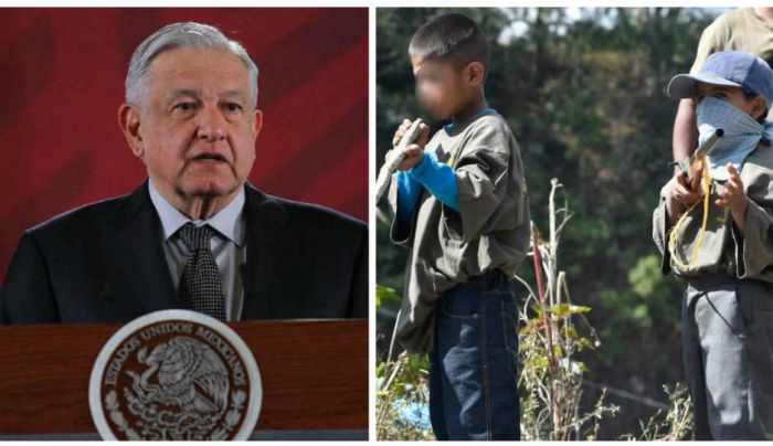 Debería darle vergüenza a la delincuencia armar a niños: AMLO
