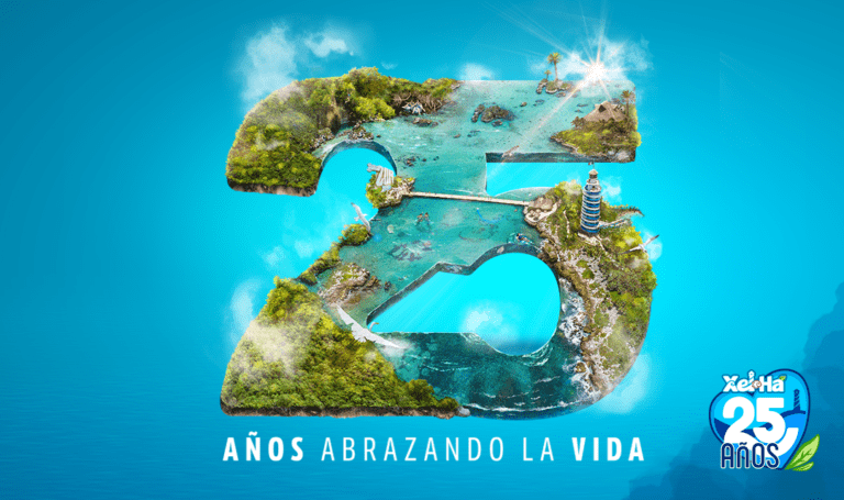 Xel-Há cumple 25 años “abrazando la vida”