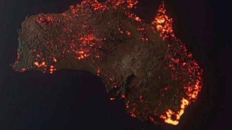 La verdad detrás de la imagen viral de los incendios de Australia