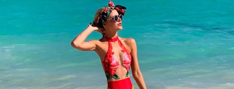Tania Ruiz sorprende con look de playa