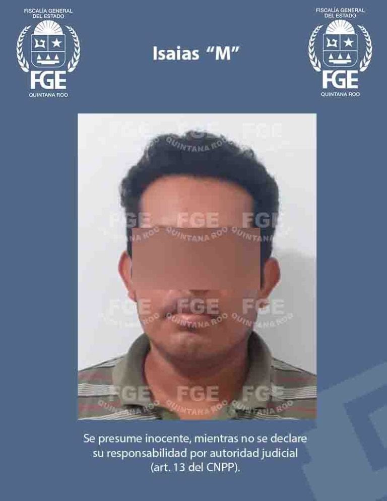 Fiscalía logra detención de violador de menor en Chetumal