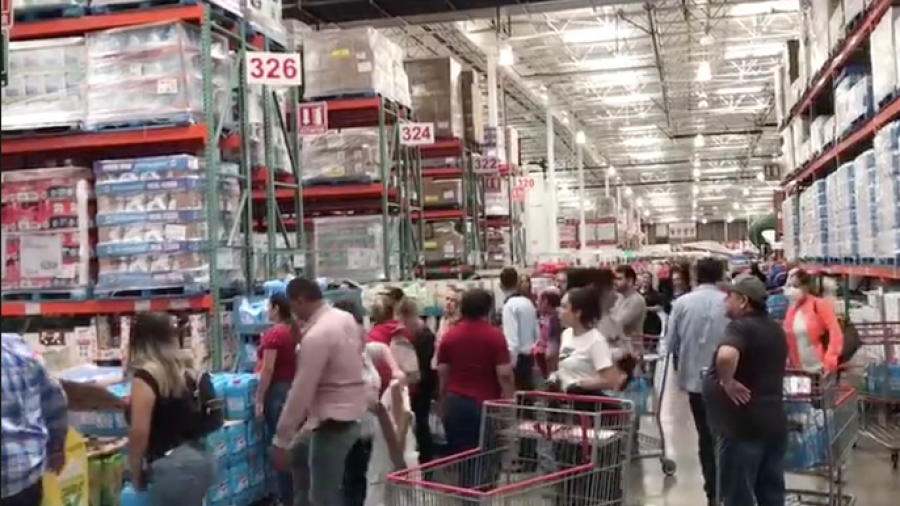 Comienzan las compras de pánico en México por coronavirus