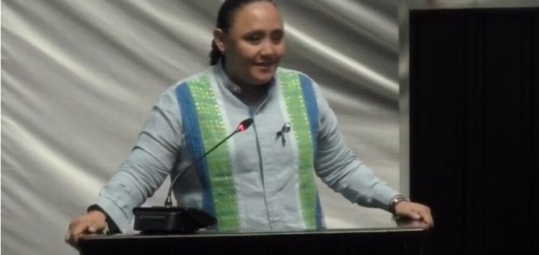 Cristina Torres pide darle voz a las mujeres en la Máxima Tribuna