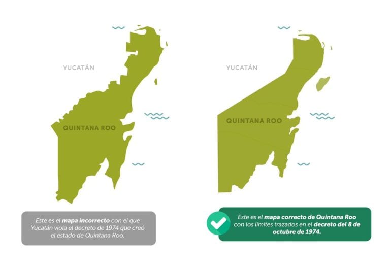 Se suman todos los Poderes a la defensa de los límites del territorio de Q. Roo