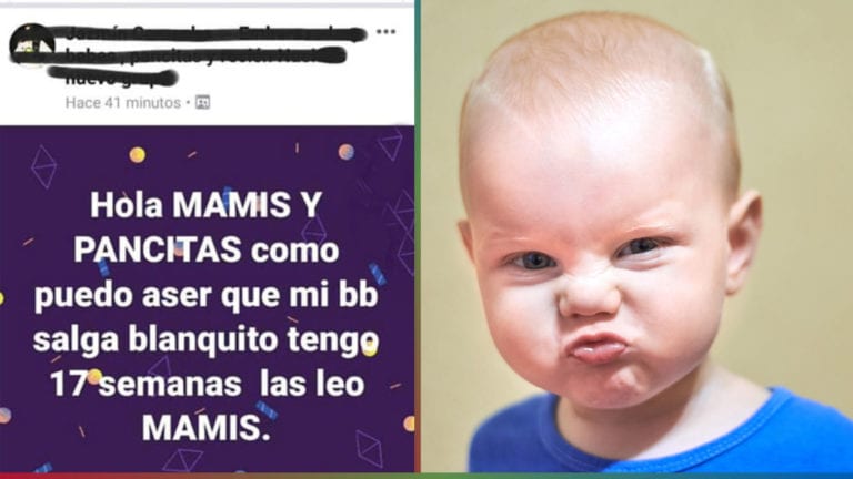 Para que su bebé ‘nazca blanquito’, mujer pide tips y las respuestas son ¡épicas!