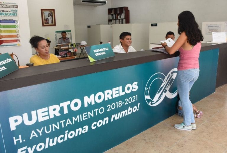 Agilizan proceso administrativos en beneficio de la ciudadanía en Puerto Morelos