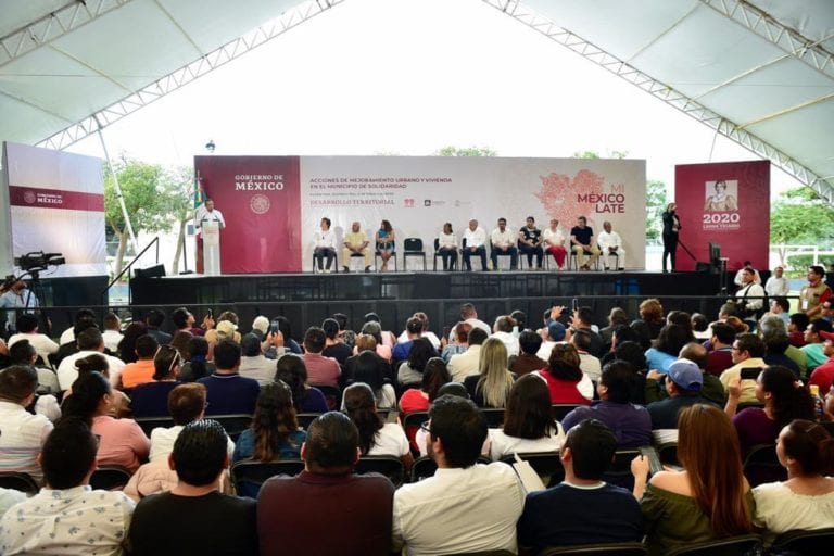Crónica: La visita de AMLO en Playa del Carmen