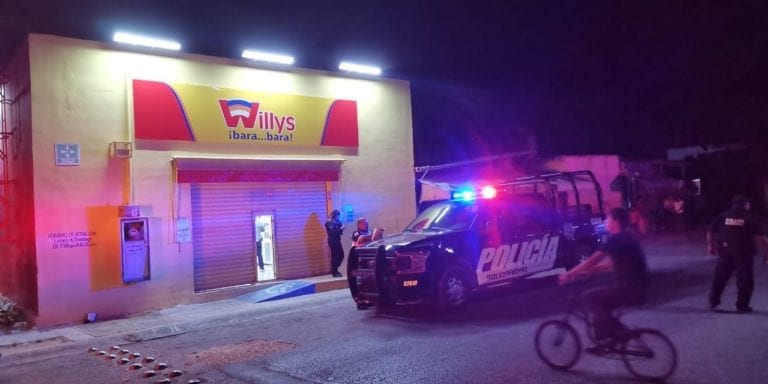 (Video) En menos de una hora, dos tiendas son asaltadas en Playa del Carmen