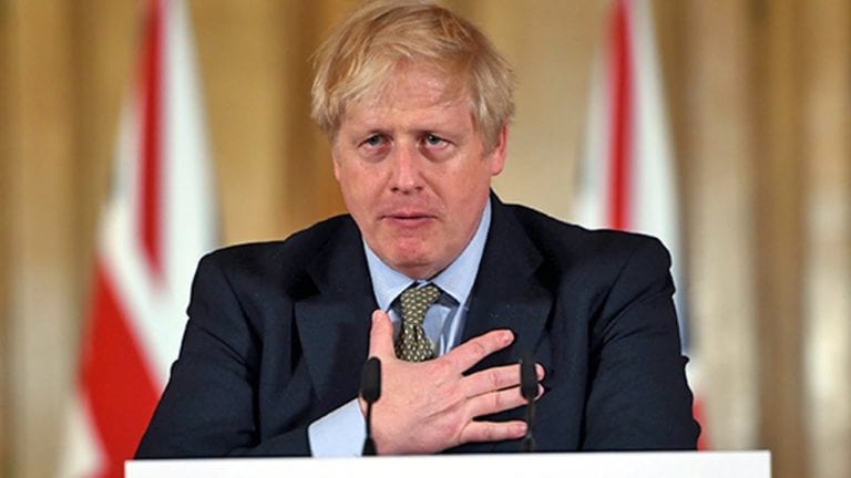 Da positivo a coronavirus Boris Johnson, primer ministro del Reino Unido