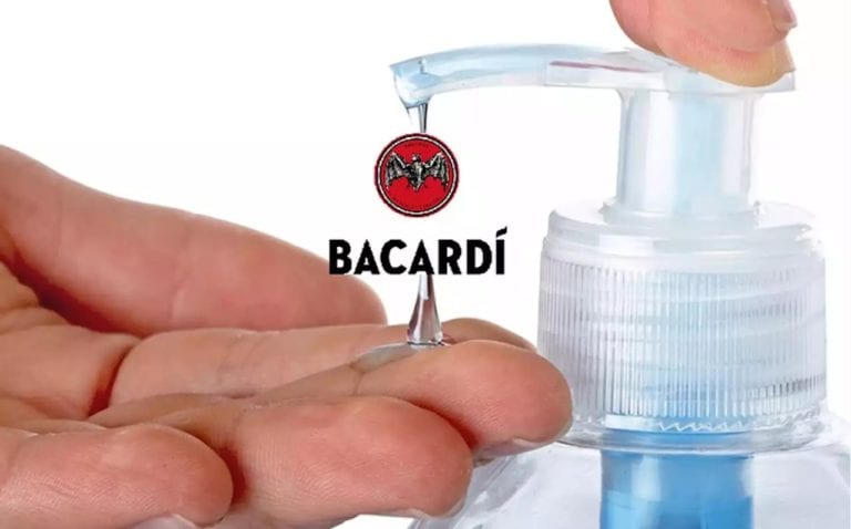 Por coronavirus, Bacardí apoya la fabricación de desinfectante de manos