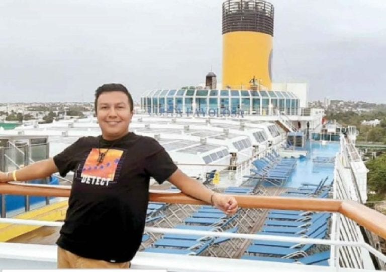 Llevan 23 mexicanos una semana varados en un crucero por coronavirus
