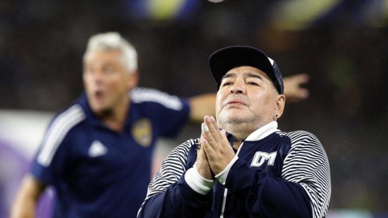 “Banco a muerte la determinación de parar todo”: Maradona