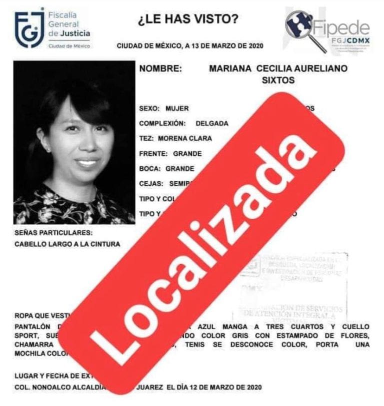 Estudiante de la UNAM desaparecida es hallada sin vida