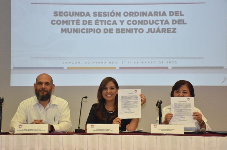 Mara Lezama instaura Código de Ética para combatir la corrupción en Cancún