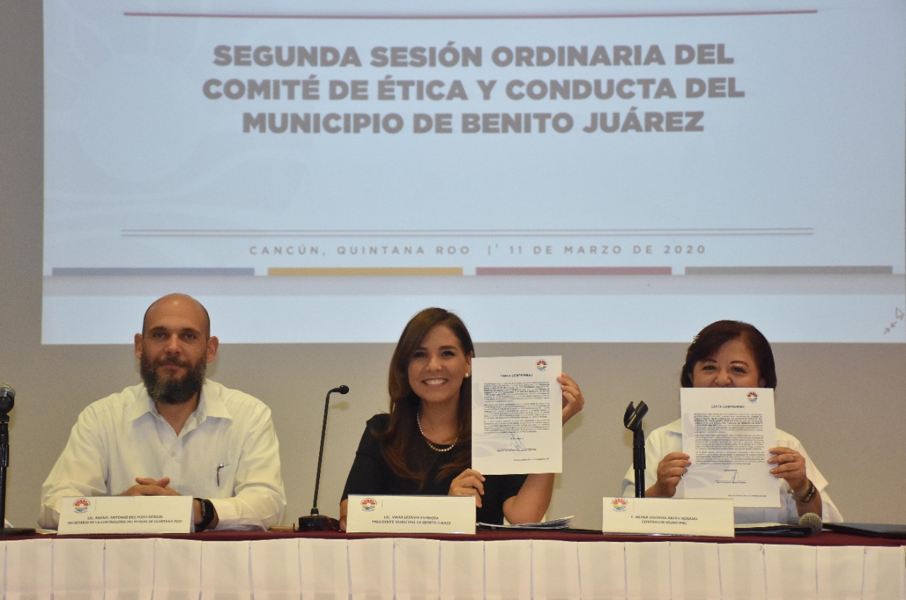 Mara Lezama instaura Código de Ética para combatir la corrupción en Cancún