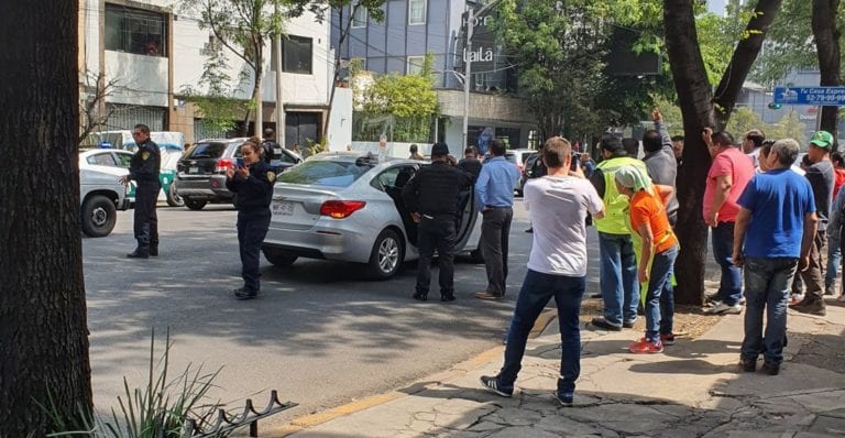 Reportan balacera en Torre Diana de la CDMX