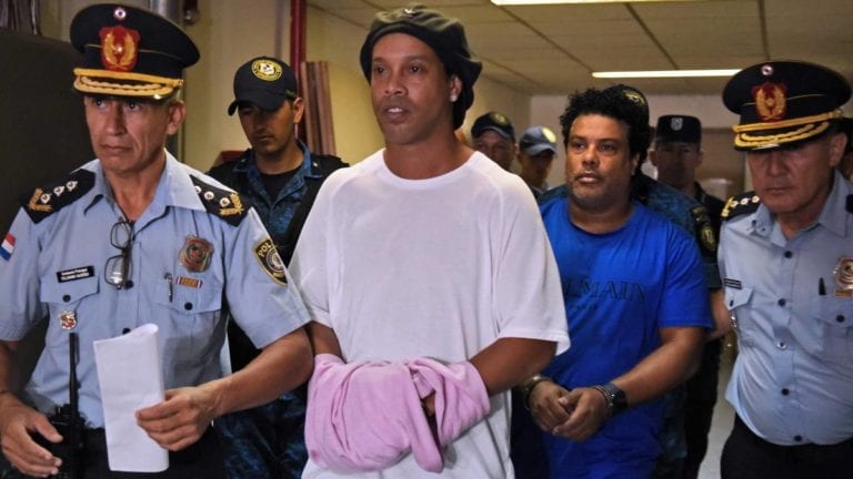 Así se ve Ronaldinho en la cárcel