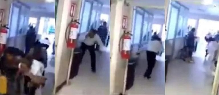 (Video) Reportan balacera en el IMSS de Culiacán
