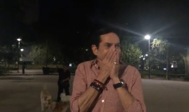 VIDEO: Al borde de las lágrimas, “Pepillo” Origel reporta balacera en Polanco