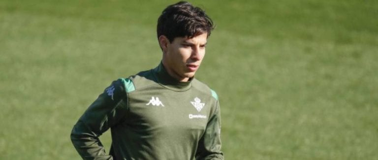 Lainez regresa a los entrenamientos con el Betis