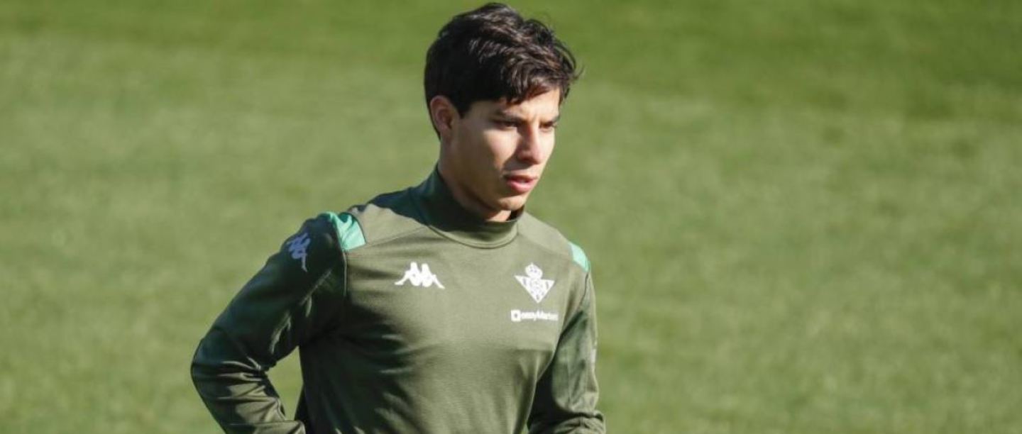 Lainez regresa a los entrenamientos con el Betis