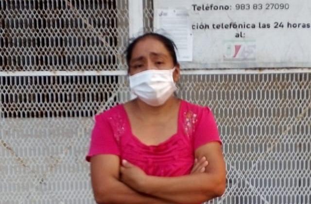 Esposa de presunto paciente con Covid-19