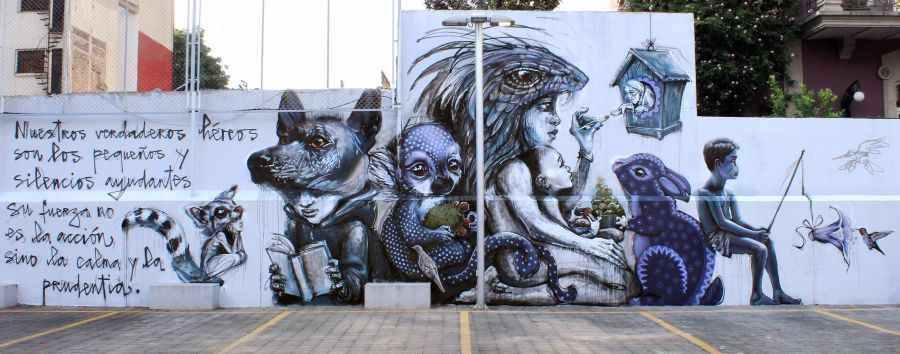 Arte urbano sobre Covid-19 refleja caos y esperanza