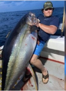 Atún de tamaño récord en el Golfo de México