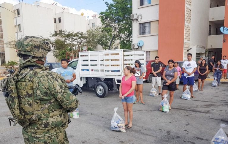 Cerca de 125 mil familias cancunenses reciben ayuda alimentaria