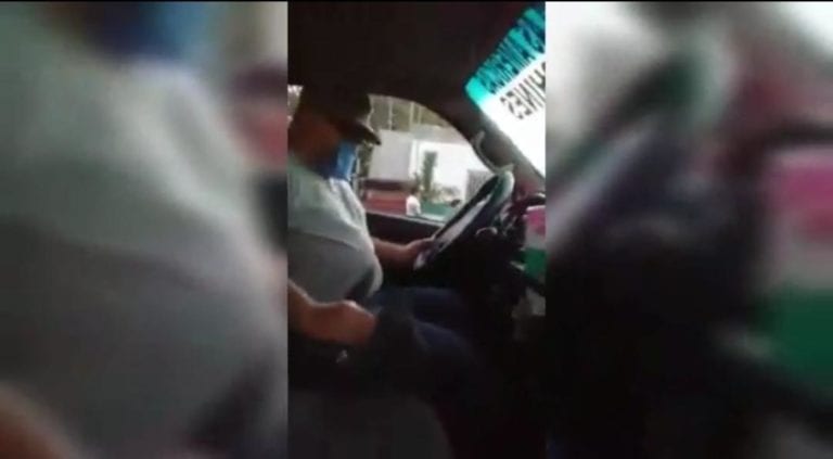 Video: Checador denuncia a chofer que no completa su ruta en Cancún