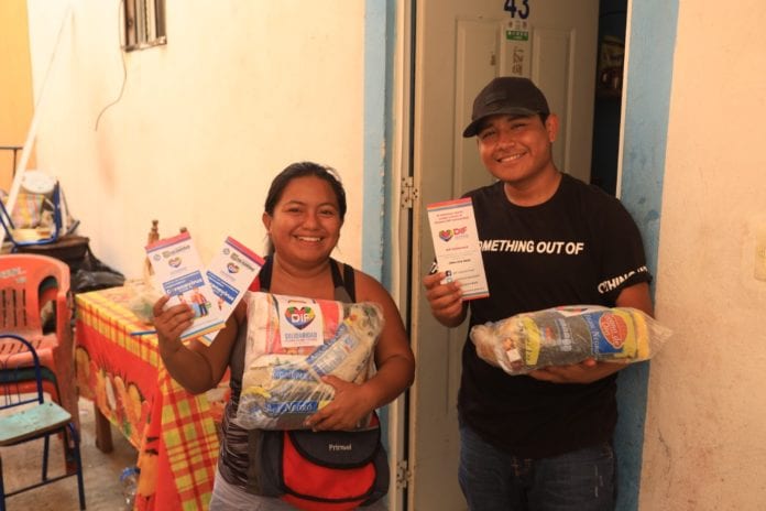 20,000 apoyos alimentarios ha entregado Laura Beristain por COVID 19