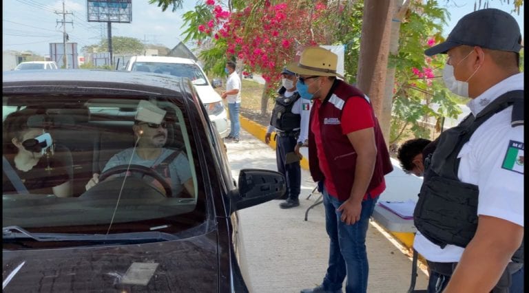 Garantizan libre tránsito y se mantienen filtros sanitarios en Solidaridad