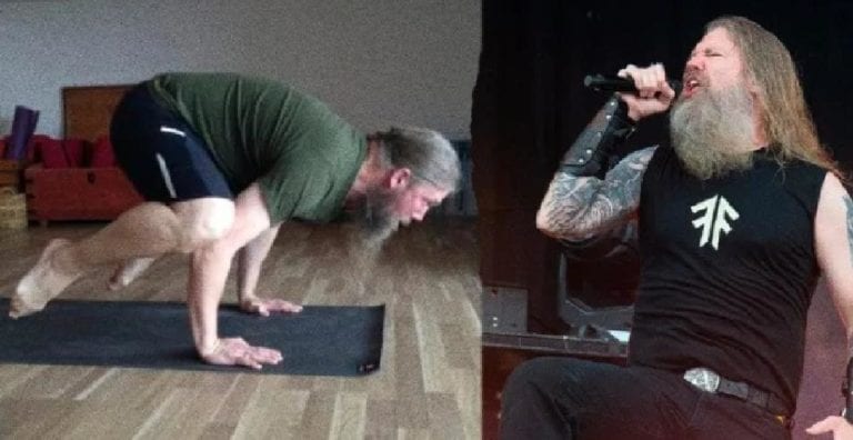 Cantante de Death Metal muestra su otra faceta como ¡instructor de yoga!